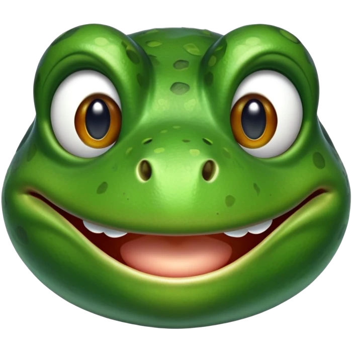 A frog with Barak Obama’s face emoji
