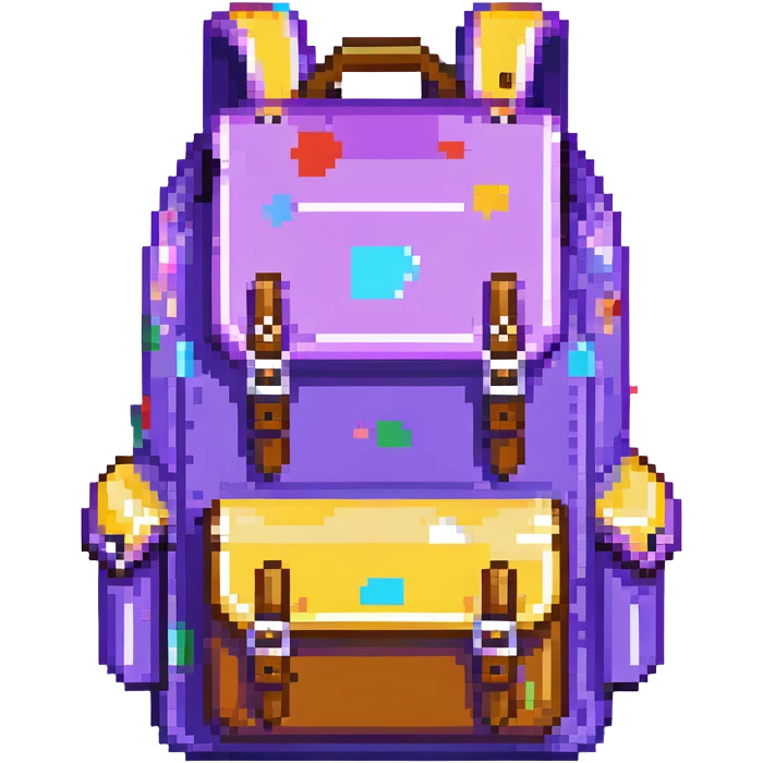 purple backpack from Dora the Explorer emoji