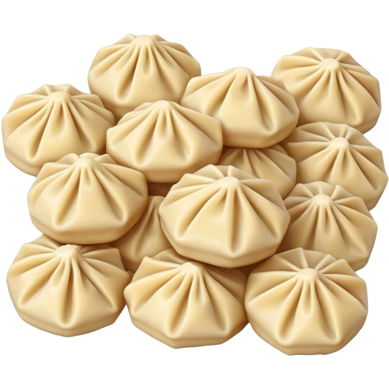 Dumplings in style of pixel art  emoji
