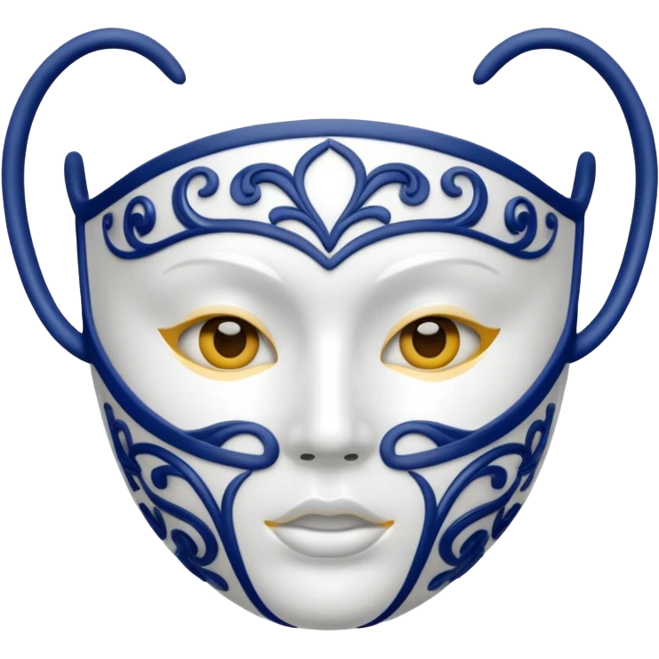 masque visage emoji