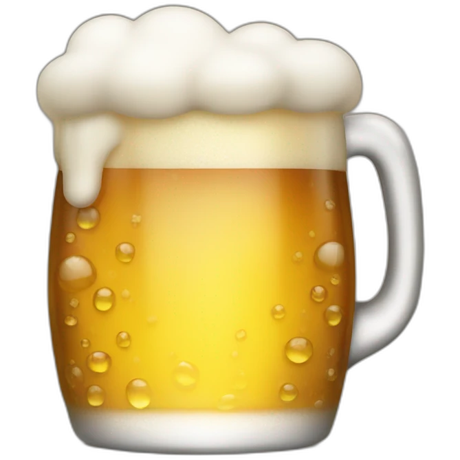 Mario drink beer emoji