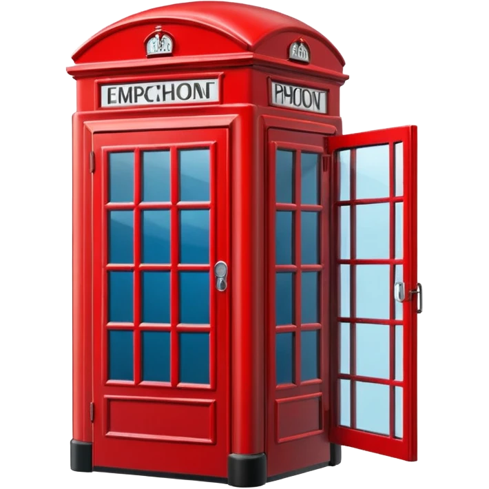 london phone box emoji