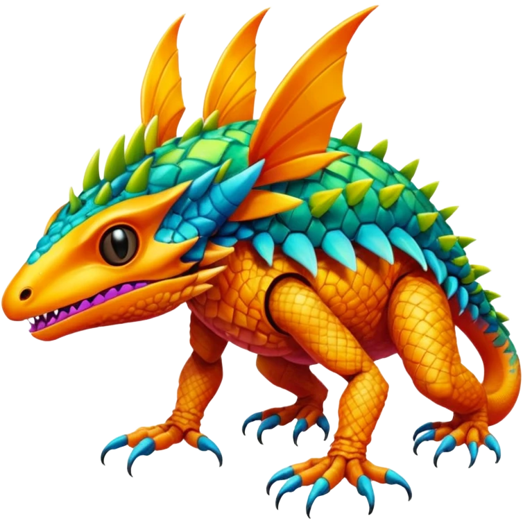  exotic tropical cyber-Fakémon-Vernid-creature emoji