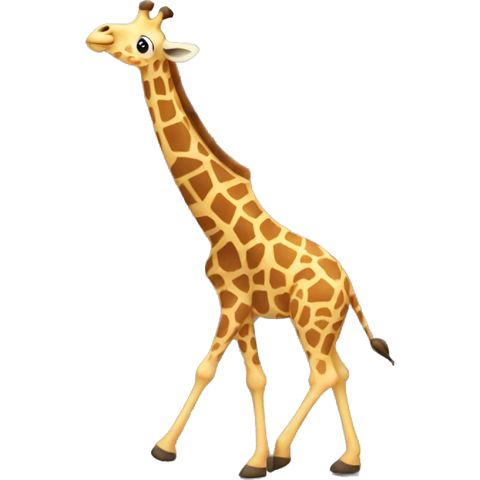 Giraffe dancing emoji