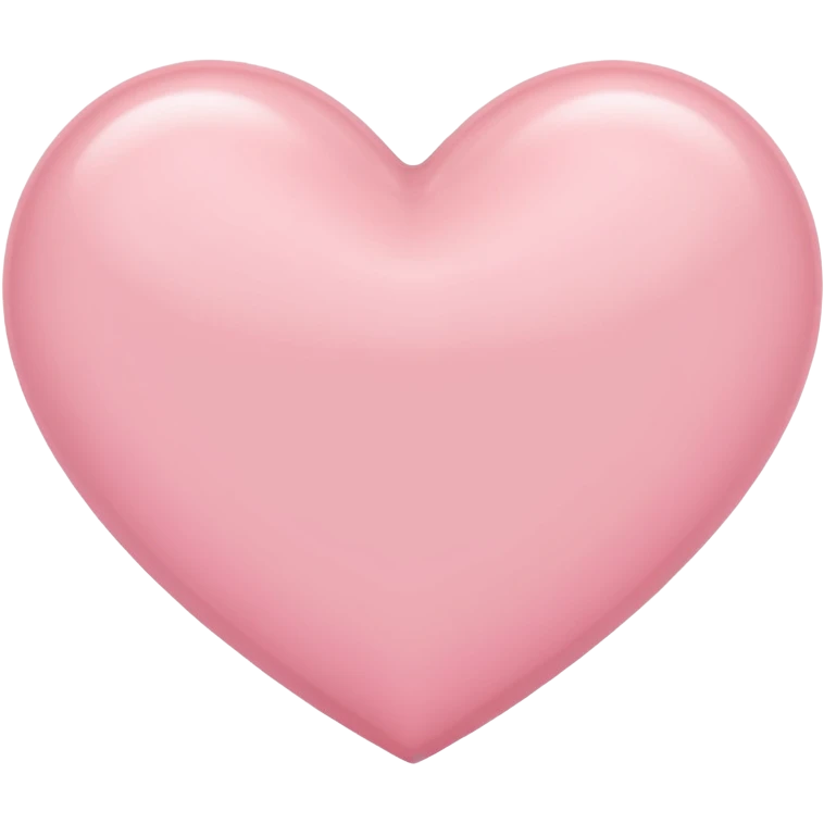 Light pink heart  emoji