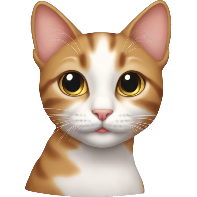 Cute cat glamour emoji