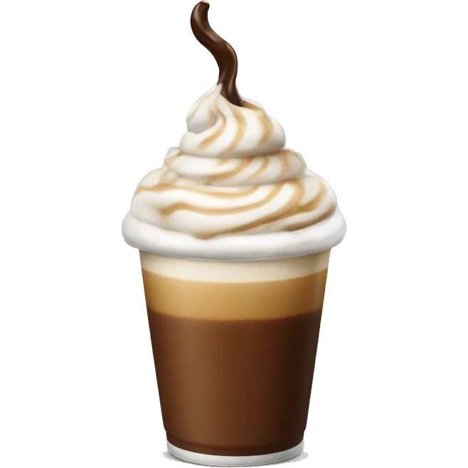 ONE ICED COFFE NO WHIPPED CREAM emoji