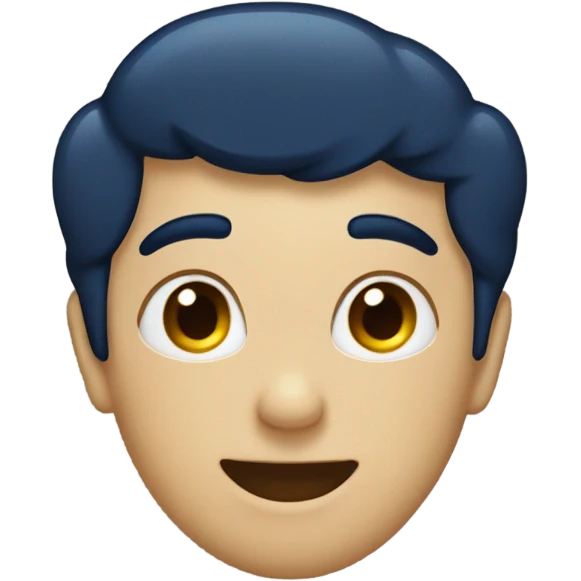 Navy heart emoji