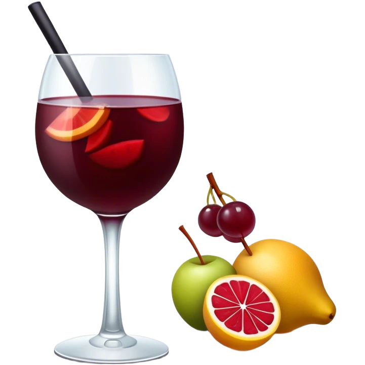 Sangria drink emoji