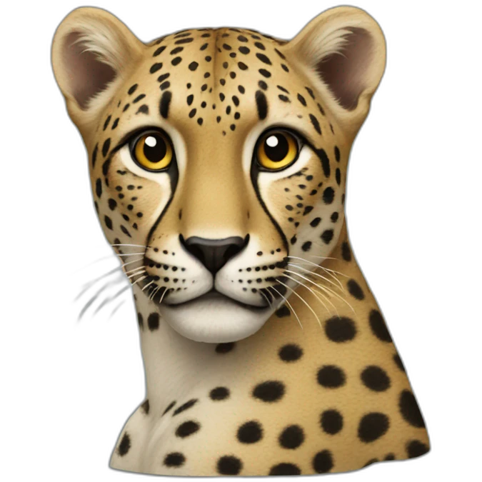 Un guépard emoji