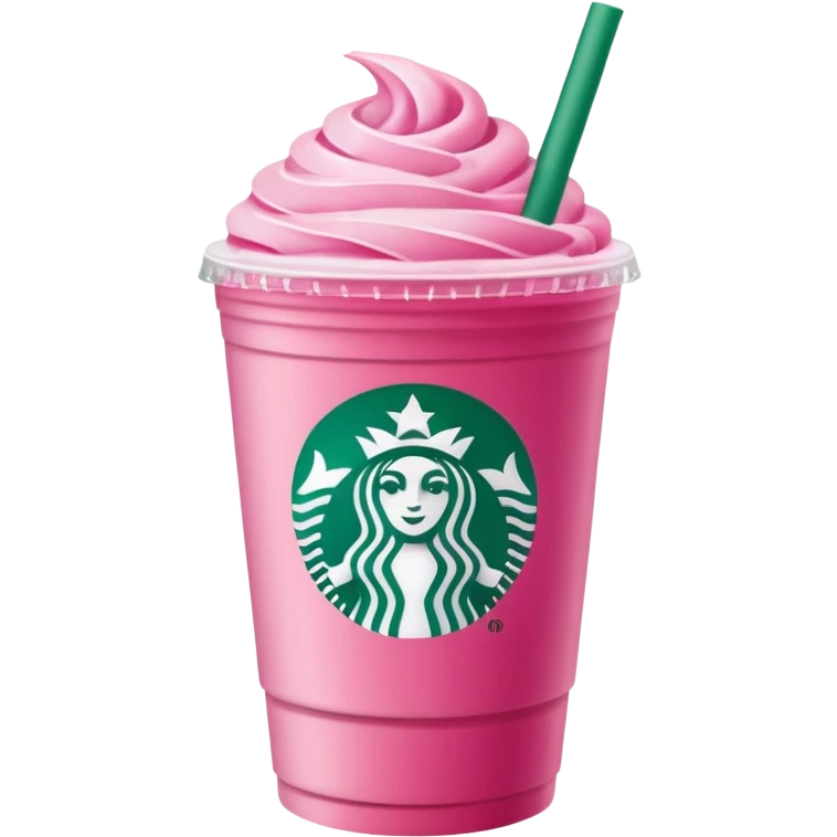 Starbucks pink drink emoji