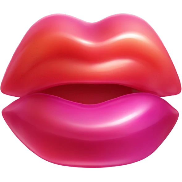 Kissing  gummy no tooth emoji