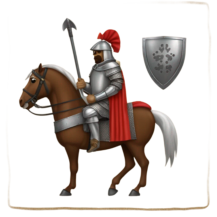 cavalieri medievali emoji