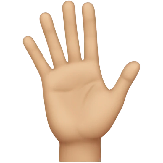 two call me hand sign emoji