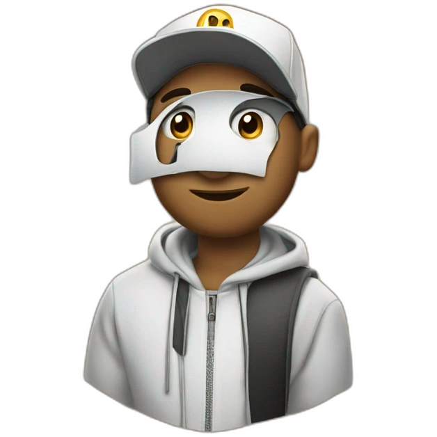 Natanael cano singer with a serios face anda a withe cap that says "ct" emoji