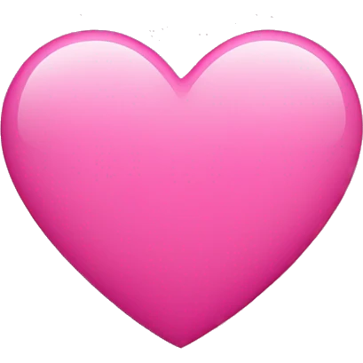 Pink heart with background shade emoji