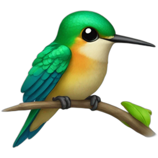 Colibrí bebé  emoji