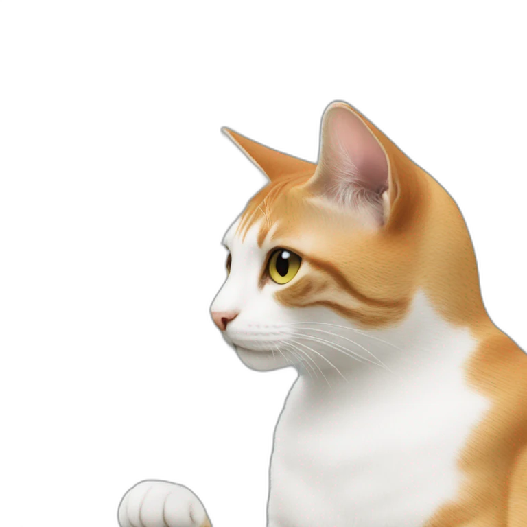 cat analysing data emoji