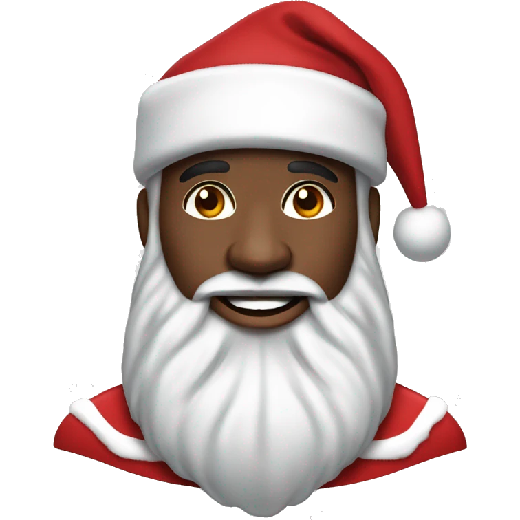 LeBron James as Santa clause  emoji