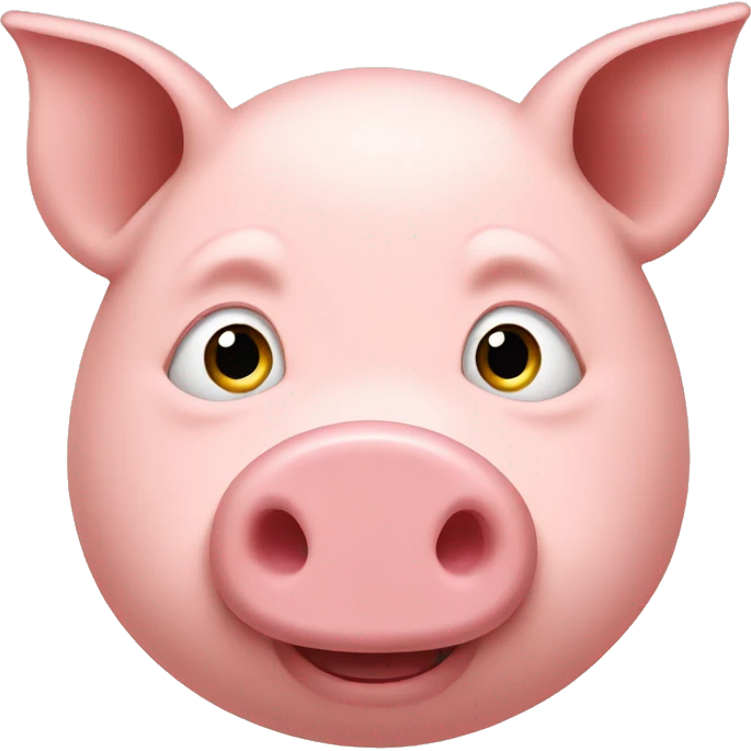 pig with man’s face emoji