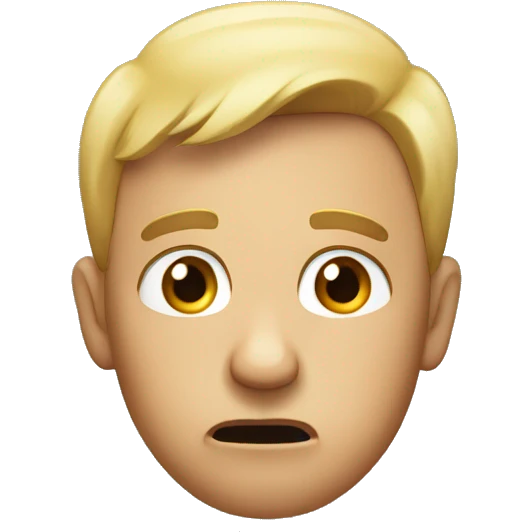 Bothered face  emoji