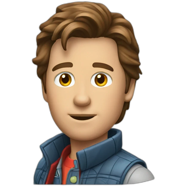 Marty Mcfly emoji