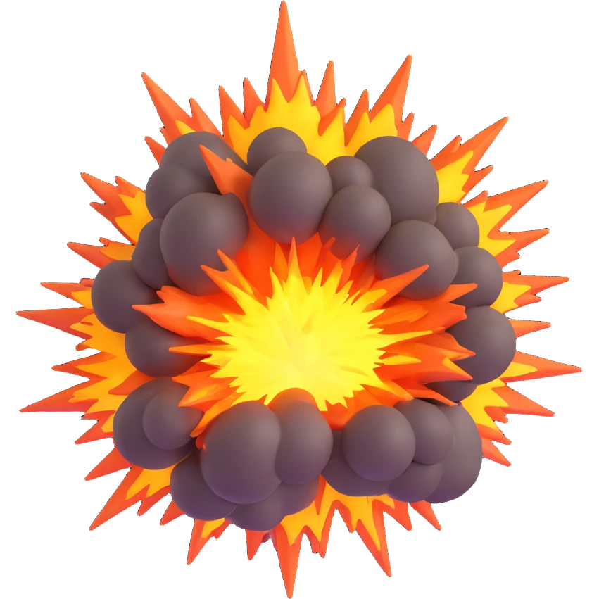explosion emoji