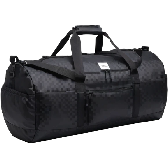 all black duffle bag with black strap emoji
