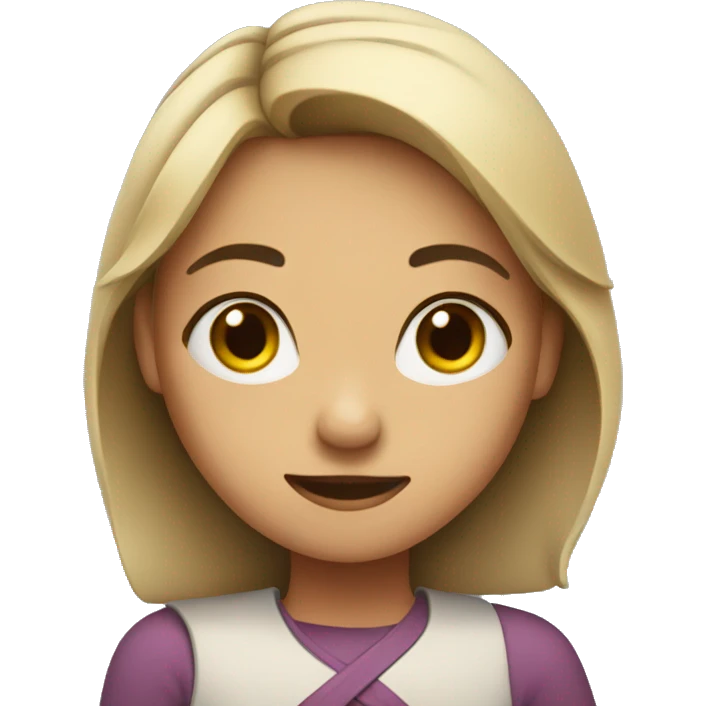 Girl crossing arms emoji