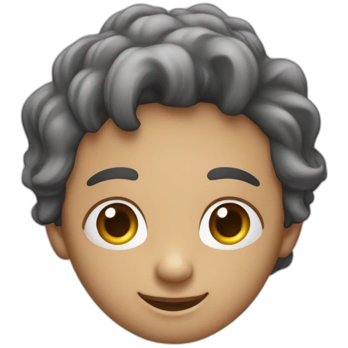 jeune développeur et heureux emoji