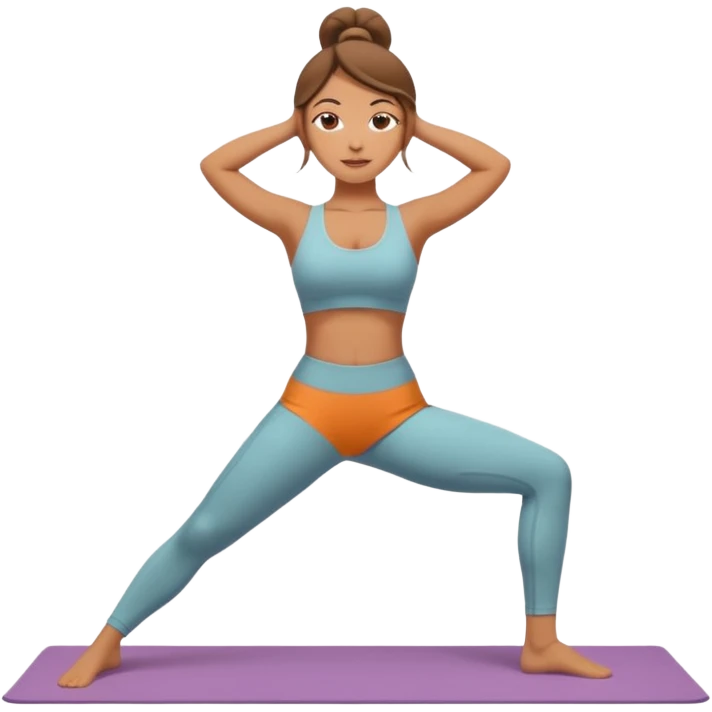 yoga poses Girl emoji