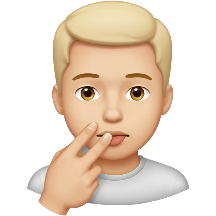 dude sucking his finger emoji