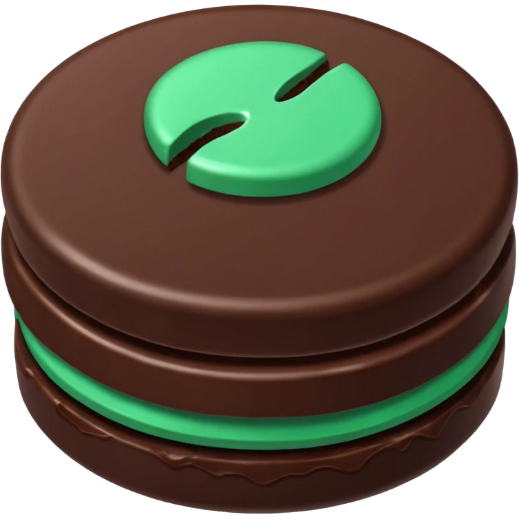 thin mint chocolate emoji