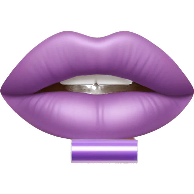 Light purple lip gloss emoji
