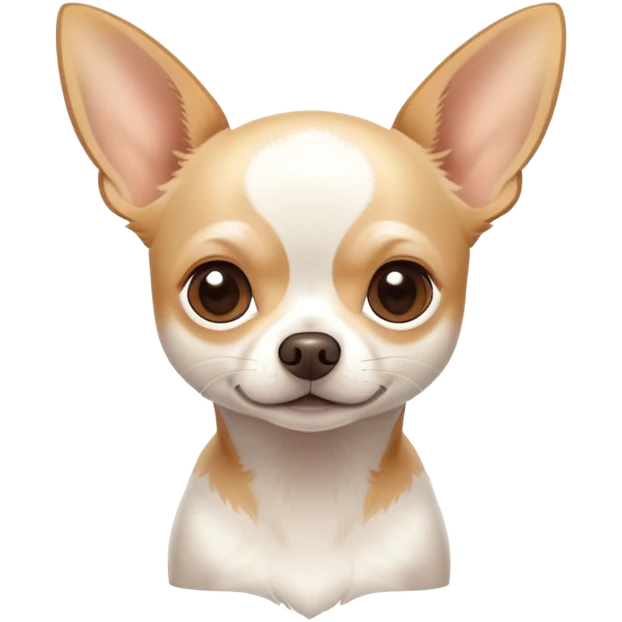 Whithe chihuahua emoji