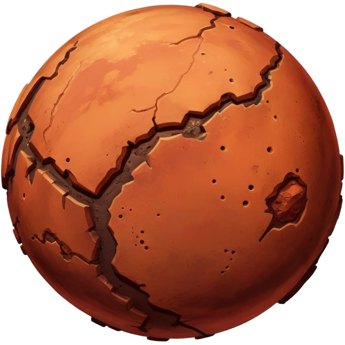 red planet Mars emoji