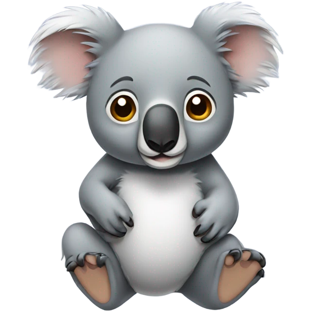 Koala full body  emoji