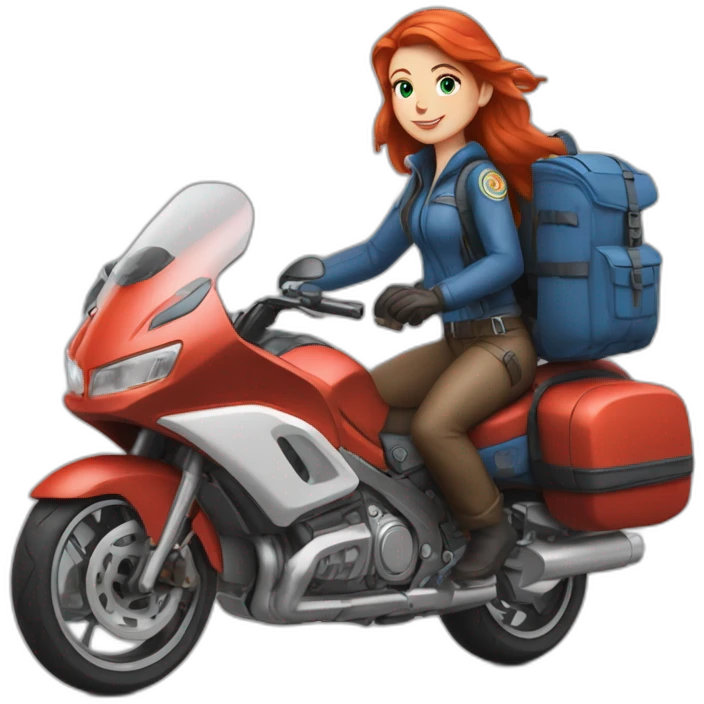 white-girl-red-hair-blue-eyes-on-the-wommans-motorcycle-wearing-a-delivery-backpack emoji