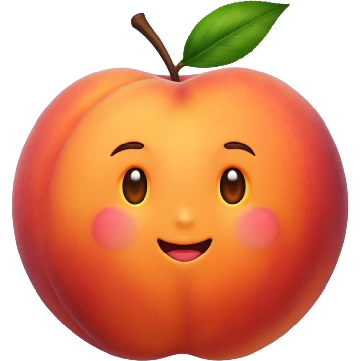 Peach emoji