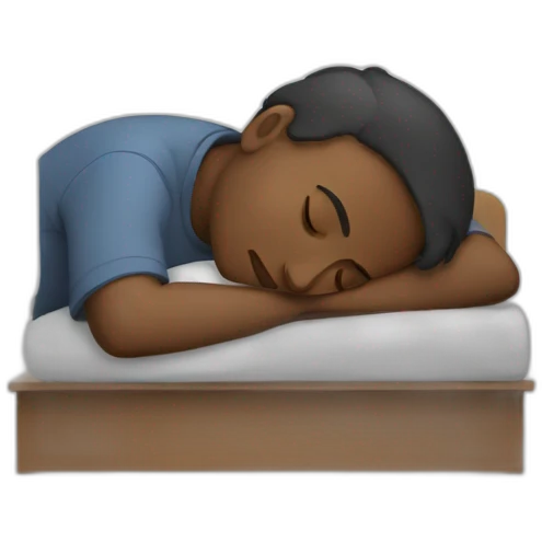 Sleeping student emoji