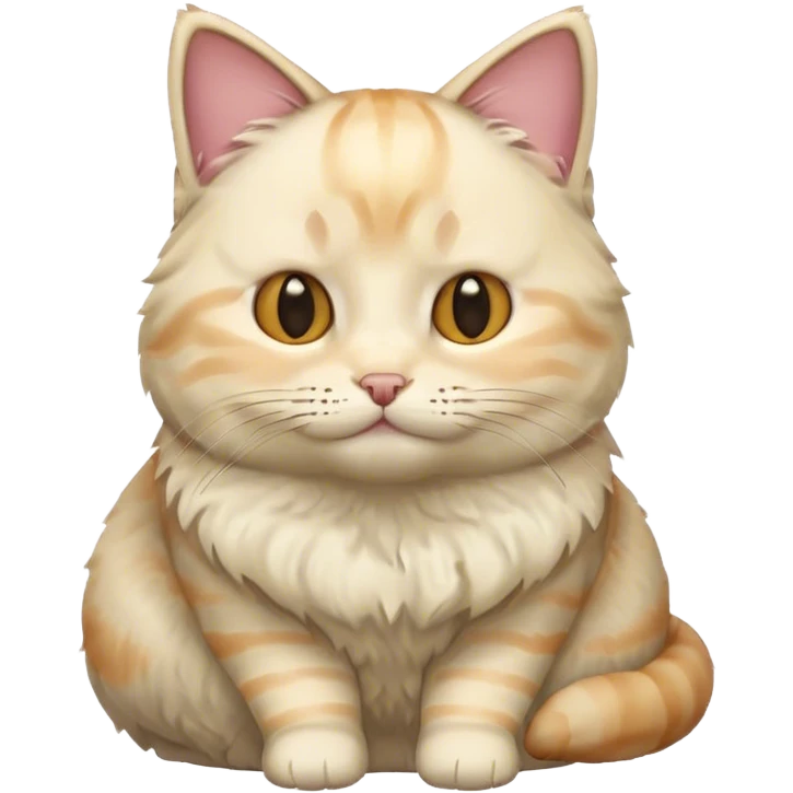 cream cat  emoji