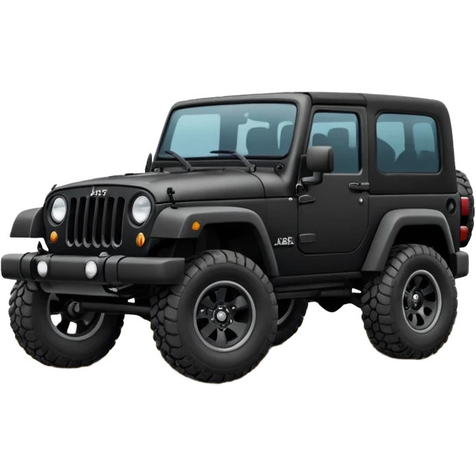 black jeep emoji