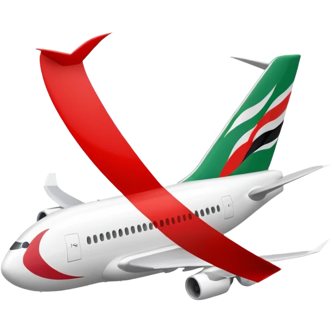 make me an emoji with the emirates theme like a check mark in the font coloured white and the background red emoji