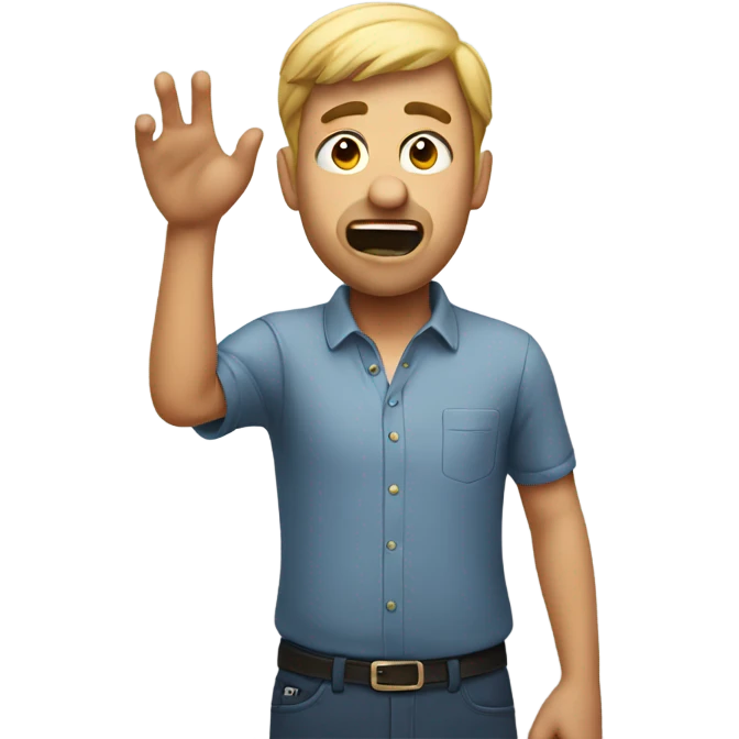 Man about to throw up  emoji