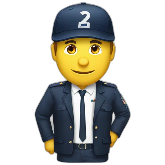 Macron avec une casquette emoji
