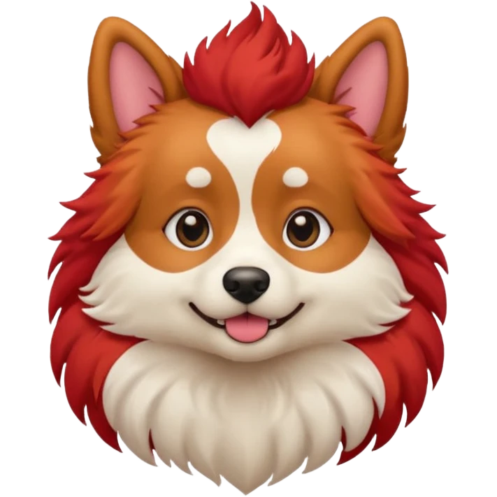 dog with red hair emoji