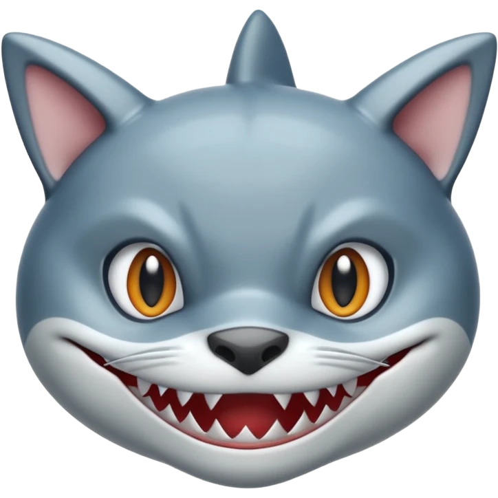 shark x cat emoji