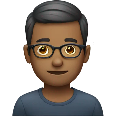 male with glasses emoji