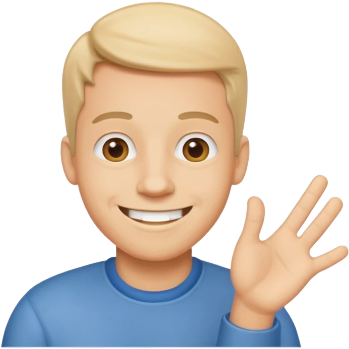 cool text "good qa" with a funny guy and funny font design emoji