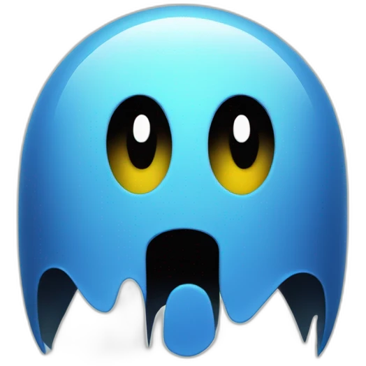 Pac-Man-ghost emoji